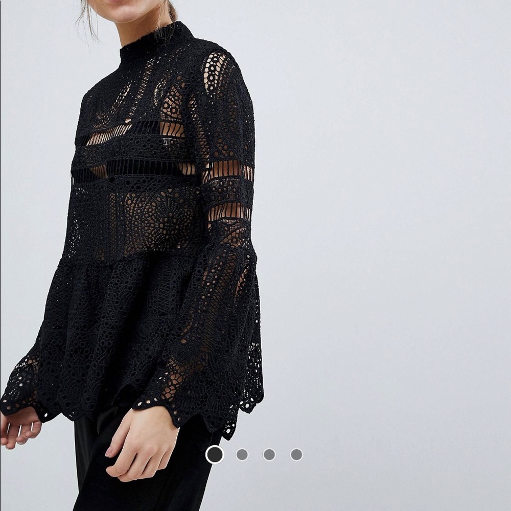 Amazing crochet peplum top